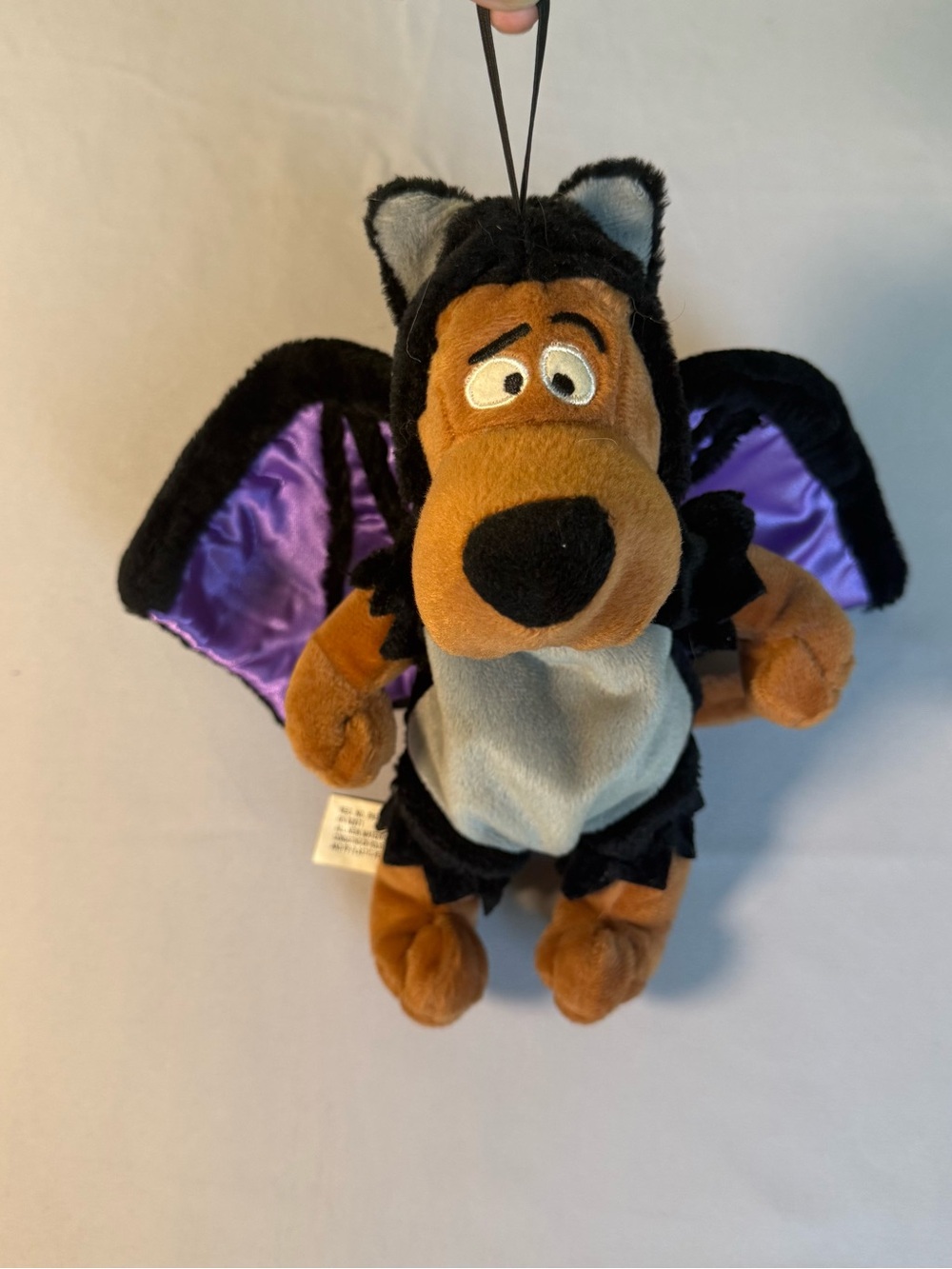 vintage 2000 Warner Brothers Scooby Doo Bat Halloween Bean Bag Plush
